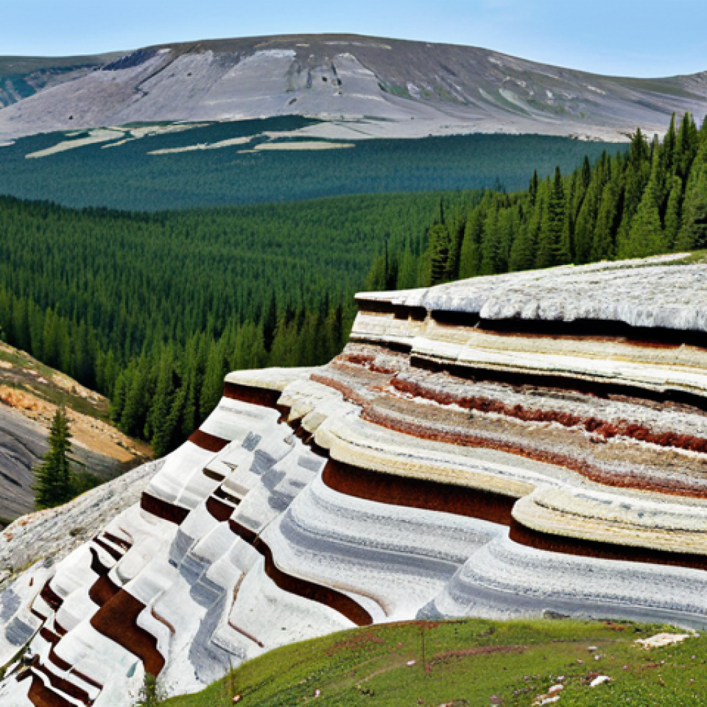 **

"A geological landscape showing layers of different rock types: granite, sandstone, and marble. Illustrate the rock cycle with weathering, erosion, sedimentation, and metamorphism processes. Include microscopic views of quartz, feldspar, and calcite minerals. Safe for work, appropriate content, fully clothed landscape, educational illustration, perfect anatomy (of the geological formations), natural proportions, family-friendly, professional geological diagram, high detail."

**