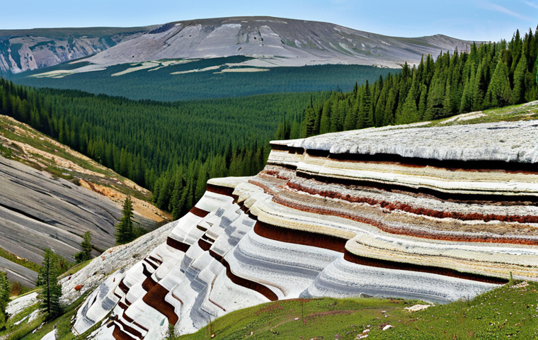 **

"A geological landscape showing layers of different rock types: granite, sandstone, and marble. Illustrate the rock cycle with weathering, erosion, sedimentation, and metamorphism processes. Include microscopic views of quartz, feldspar, and calcite minerals. Safe for work, appropriate content, fully clothed landscape, educational illustration, perfect anatomy (of the geological formations), natural proportions, family-friendly, professional geological diagram, high detail."

**