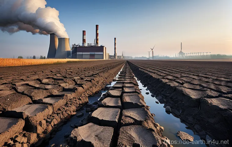 지구과학과 화석 연료 고갈 - **Prompt 1: Germany's Energy Crossroads**
"A compelling image showcasing the stark contrast of G...