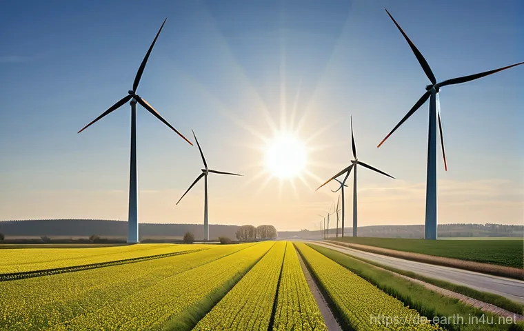 지구과학과 화석 연료 고갈 - **Prompt 1: Germany's Energy Crossroads**
    "A compelling image showcasing the stark contrast of G...