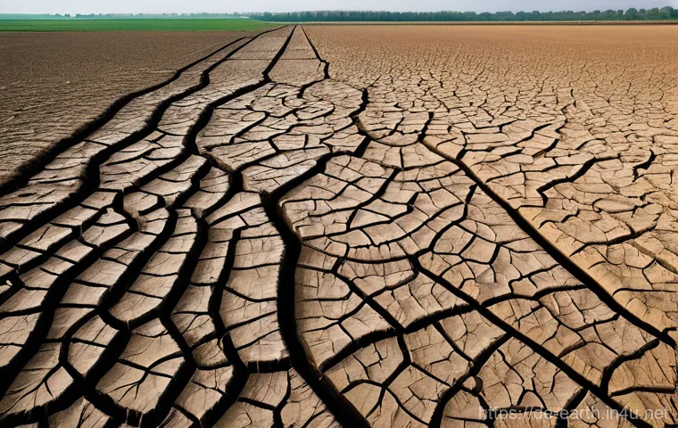 지구과학과 생태계 복원 - **Prompt:** A desolate German agricultural landscape suffering from severe soil erosion and water sc...